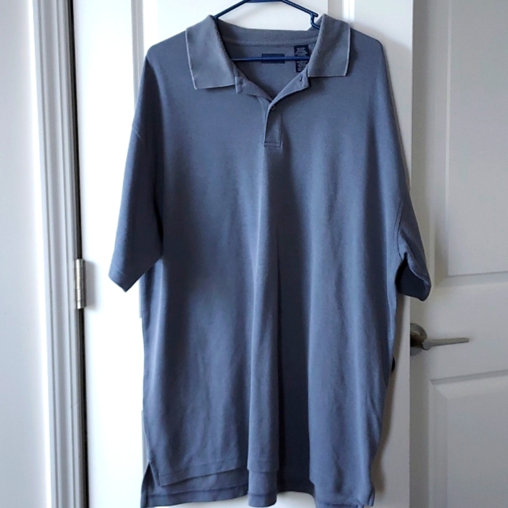 Izod short sleeve button up tee xxl